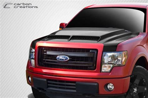 2009 2014 Ford F 150 Carbon Fiber GT500 Hood 1 Piece 112478