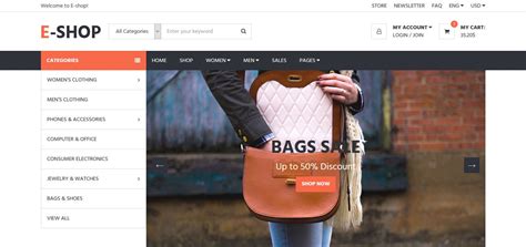 Free Bootstrap Ecommerce Website Template Options For