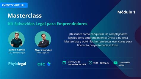 Masterclass Kit Salvavidas Legal Para Emprendedores YouTube