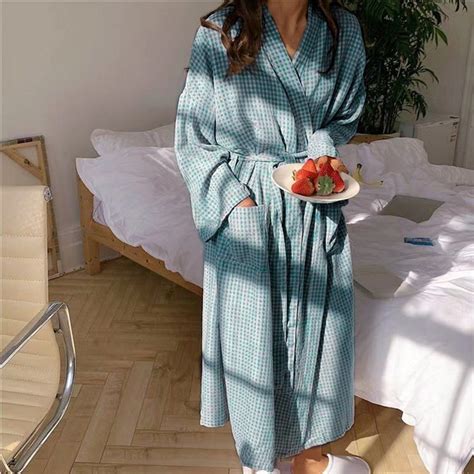 Women Sexy Long Kimono Dressing Gown Bath Robe Babydoll Lingerie Nightdress Shopee Malaysia