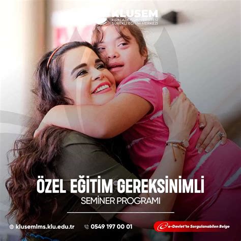 Özel Eğitim Gereksinimli Çocuklar Semineri