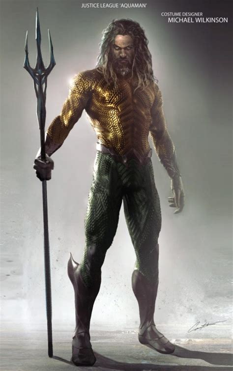 Justice League concept art features a more comic book accurate Aquaman ...