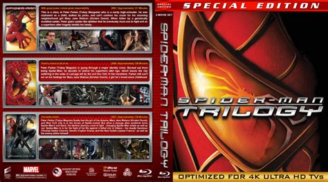 Spider Man Trilogy Blu Ray Cover Art