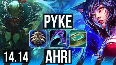 PYKE Vs AHRI MID Quadra 18 3 7 Legendary 700 Games EUNE