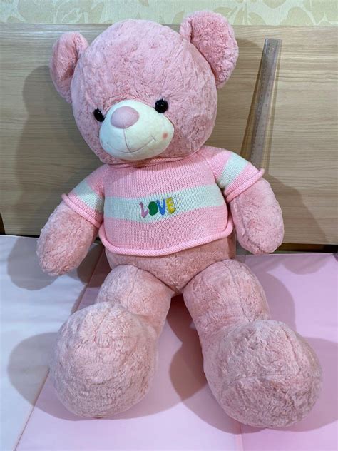 Boneka Teddy Bear Beruang Pink Raksasa Panjang Meter Toys