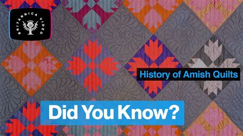 The history of Amish quilts | Britannica