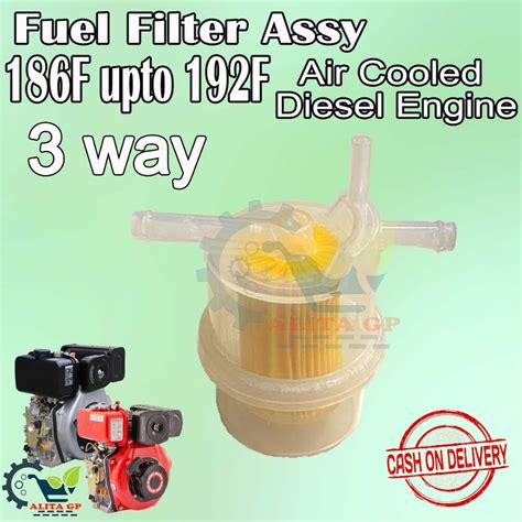 Fuel Filter Assy 186f 10hp 186fa 12hp 188f 14hp 190f 16hp 192f 18hp Air