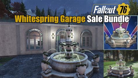 Whitespring Garage Sale Bundle Fallout 76 Atom Showcase Youtube