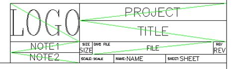 Creating A Title Block In Autocad Tutorial And Videos