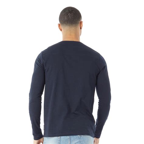 Buy French Connection Mens Crew Long Sleeve Top Marine