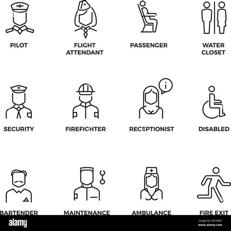 Airplane Symbols Hi Res Stock Photography And Images Alamy