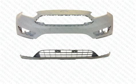 2015 2016 2017 2018 Ford Focus Front Bumper Cover Upper And Lower Set Brand New Ebay