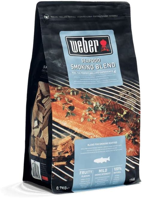 Weber Hickory Wood Chips Hardwood Cooking Pellets 0 7 Kg BBQ