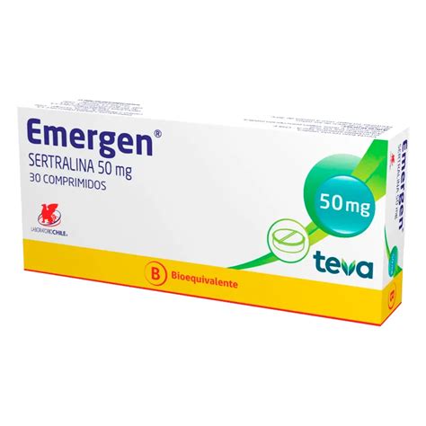 Emergen Sertralina Mg Cont Comprimidos Punto Farma