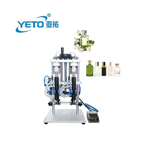 Semi Automatic Perfume Milk Juice Small Bottles Liquid Filling Machine Perfume Production Line