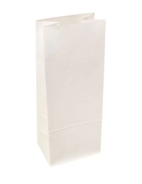 Sachets Sos En Papier Kraft Blanc Doubl Polypro X Cm