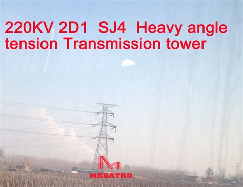 Megatro Kv D Sj Heavy Angle Tension Transmission Tower China