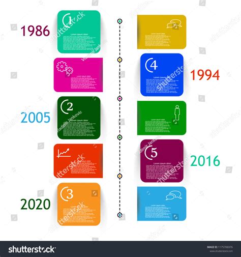 Vector Infographic Milestone Report Template Stock Vector (Royalty Free) 1175706976 | Shutterstock