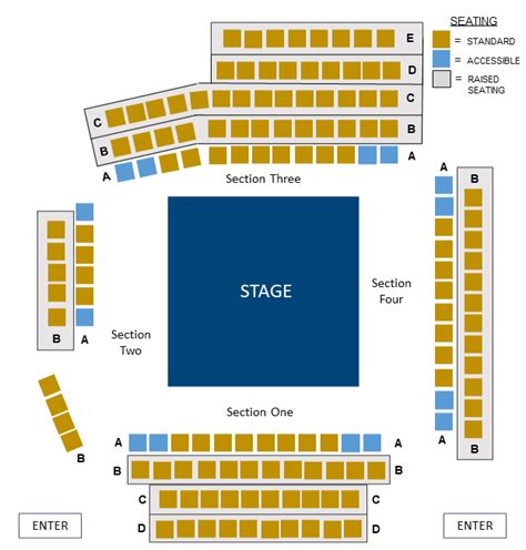 Seating Chart The Sarasota Players For Performing Arts