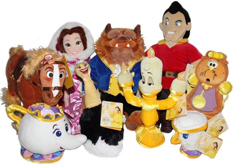 Beauty And The Beast Plush Belle Gaston Phillipe Potts Chip Lumiere