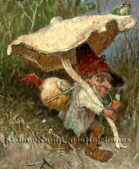 Gnome Under Toadstool German Folklore Fairy Tales 2 Etsy