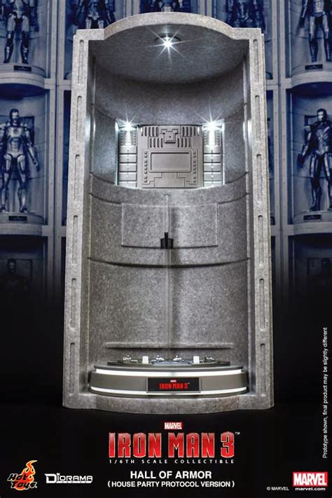 Toyhaven Preview Hot Toys Iron Man 3 Hall Of Armor Collectible House Party Protocol Version
