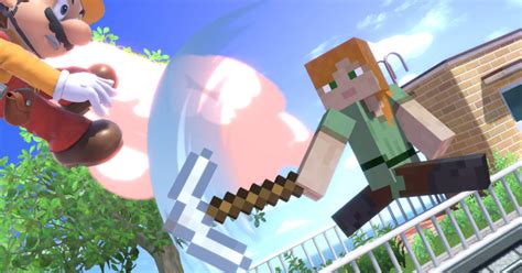 Nintendo Reveals Details Of Minecraft In Super Smash Bros Ultimate