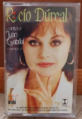 Cassette Rocío Dúrcal canta A Juan Gabriel Vol 6 100 Origin MercadoLibre