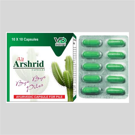 Vd Ayurveda Herbal Piles Capsules And Tablets Arshrid Vaid Dhanvantri