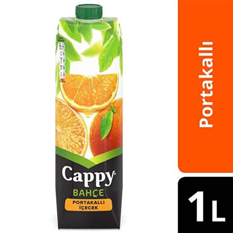 Cappy Bahçe Portakallı Meyve Suyu Karton Kutu 1 L 30020334 CarrefourSA