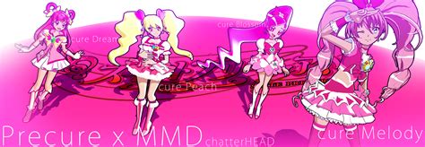 Cure Pink Mmd By Chatterhead On Deviantart