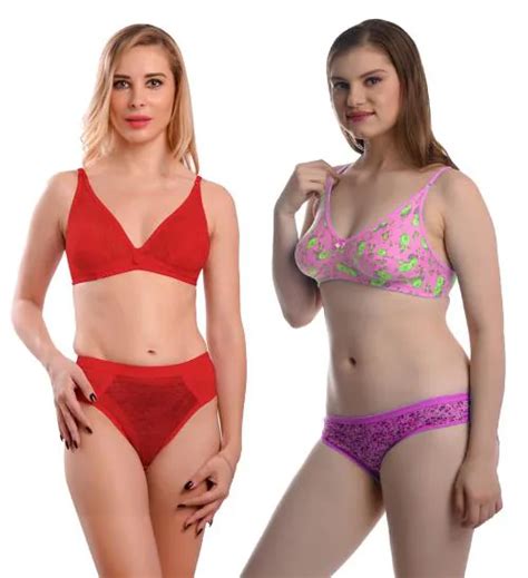 Buy Comffyz Floral Print Bra Panty Set For Women Bra Panty Set Combo Combo Lingerie Set