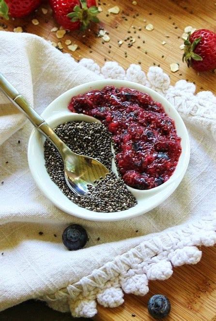 All Natural Mixed Berry Chia Jam Inspired Edibles