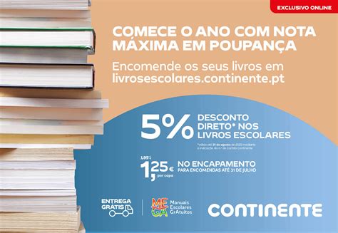 Encomenda De Livros Escolares Arranca No Continente Online Mc