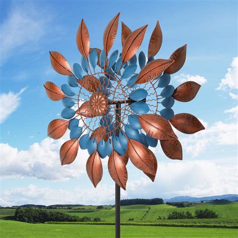 Gccsj Wind Spinners Outdoor Metal Large 84 Inch Yard Spinners 360