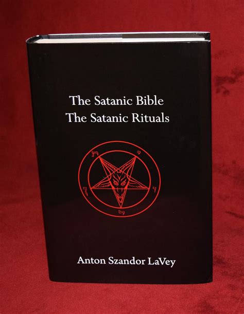 The Satanic Bible and The Satanic Rituals by Anton Szandor LaVey ...