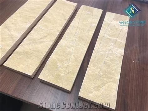 Yellow Marble Wall Cladding Panel From Viet Nam StoneContact