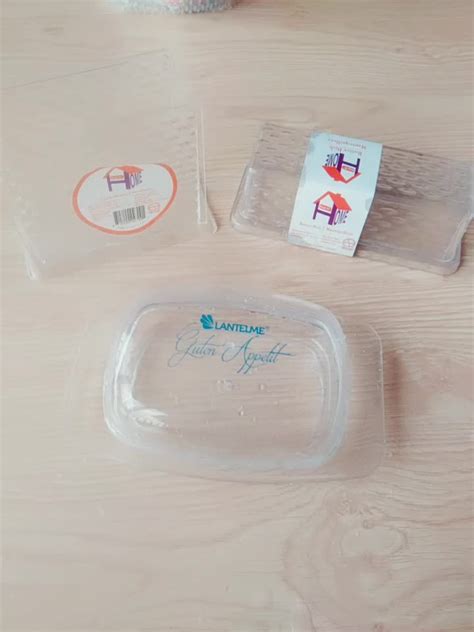 Durable Custom Logo Bpa Free Butter Keeper Clear Round Plastic Butter