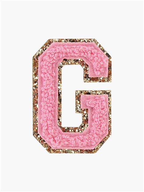 Preppy Pink Varsity Letter G Sticker For Sale By Ktp100 Redbubble