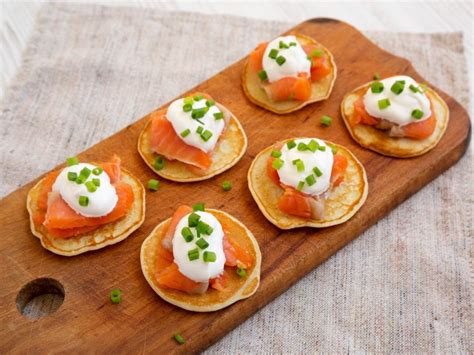 Blinis De Salm N Ahumado Y Queso Crema