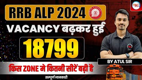 RRB ALP New Vacancy 2024 Railway ALP Vacancy Increase Loco Pilot