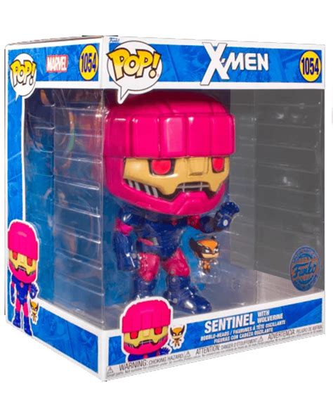 Funko POP Jumbo Marvel Sentinel With Wolverine 10 Inch