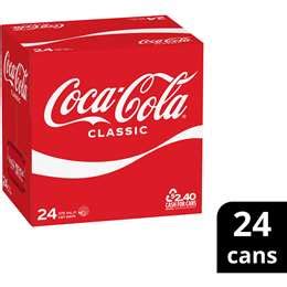 Coca Cola Classic Soft Drink Multipack Cans Ml X Pack Woolworths