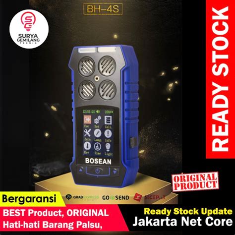 Jual 4 In 1 Gas Detector O2 CO H2S LEL Bosean BH 4S Hidrogen Sulfide