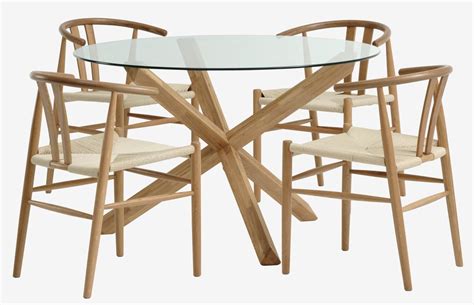 Agerby D Table Oak Guderup Chairs Oak Natural Jysk