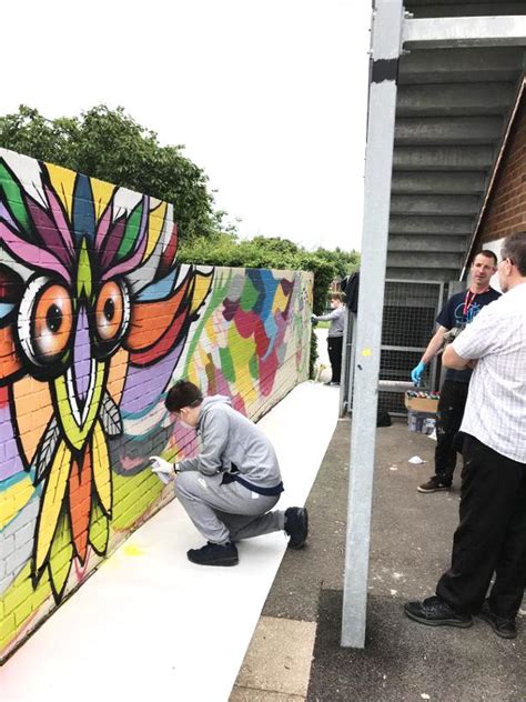 Arts Award And Street Art At Kettlebrook Arts Connect