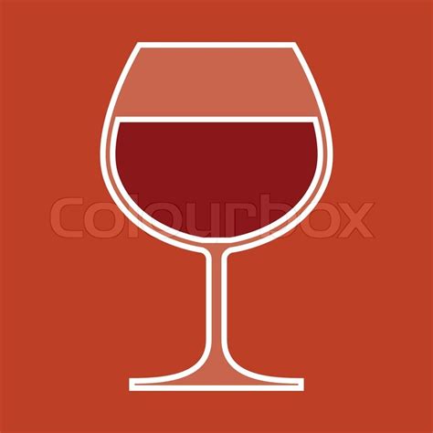 Wine Glass Stock Vector Colourbox