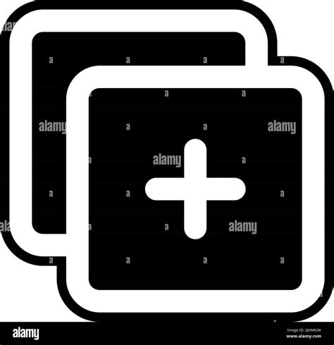 Copy Icon Black Vector Illustration Stock Vector Image And Art Alamy