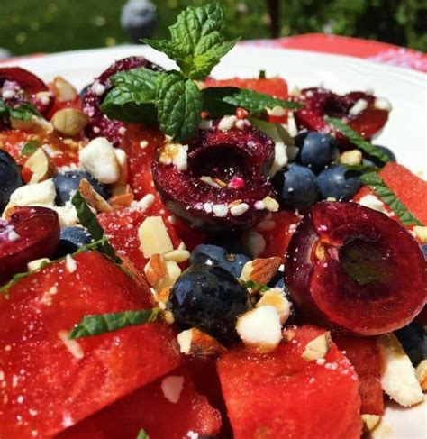 Watermelon Balsamic Salad Norine S Nest