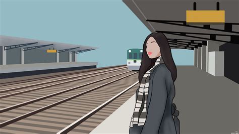 Train Station By Elletigre On Deviantart